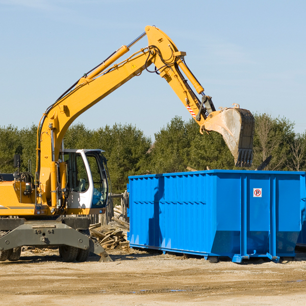 is there a minimum or maximum amount of waste i can put in a residential dumpster in Conde